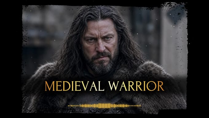 voice a medieval warrior or knight