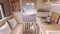 design a interior van conversion, caravan, camper, floor plan