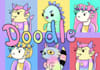 create nft character collection in doodles, chibi style