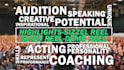 create actor, speaker, presenter highlight demo reel