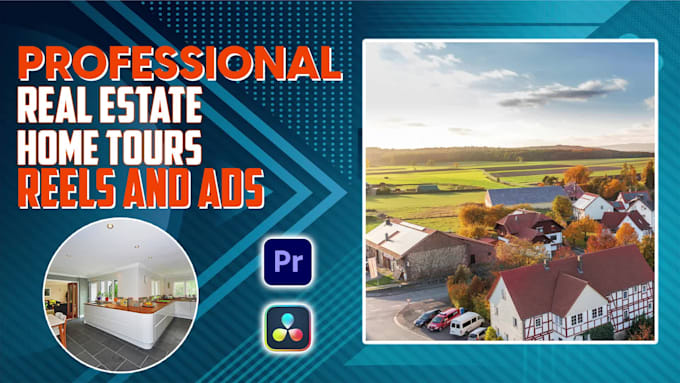 edit home tour videos, promo and real estate reels