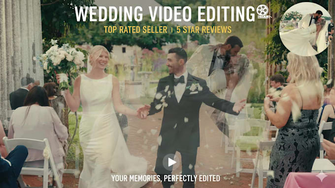 do cinematic wedding video editing