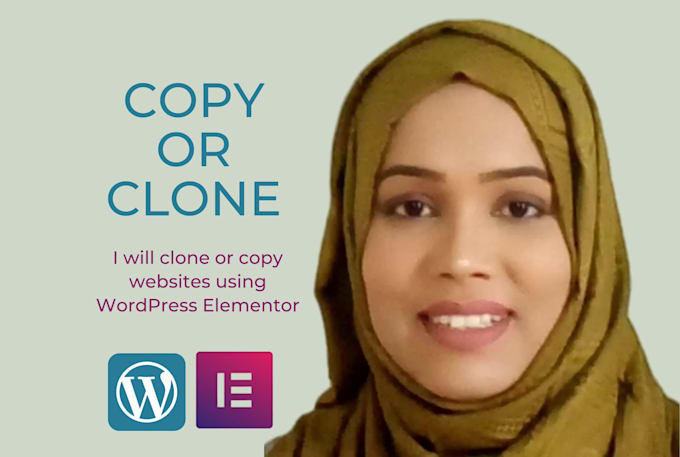 clone or duplicate website exactly and perfectly into elementor template