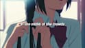 create an aesthetic anime lyric video amv using your music