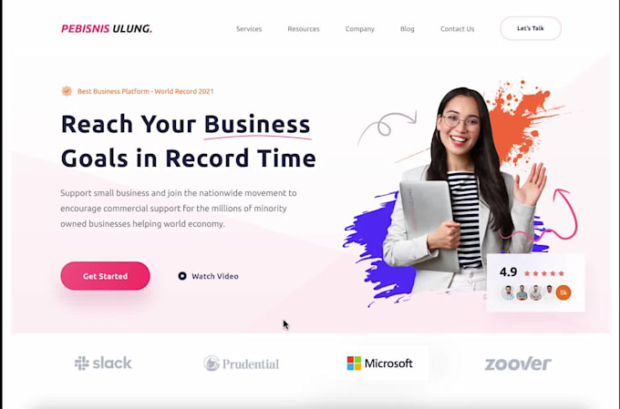create a stunning portfolio website