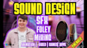 create cinematic sound design, foley and mix audio