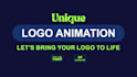 create unique custom logo animation