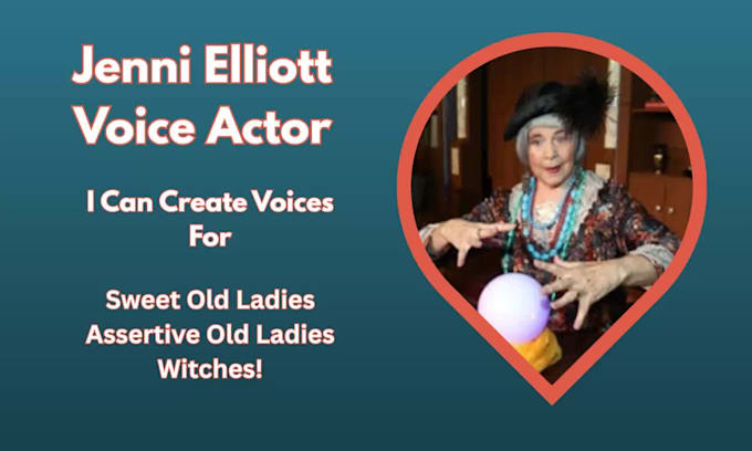 be your sweet old lady or cackling witch voice actor