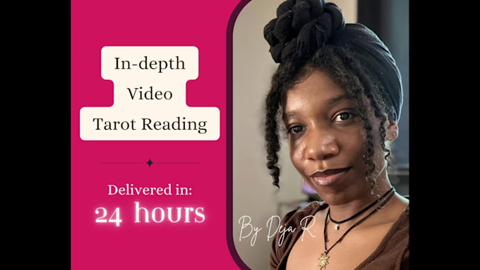 provide a personalized tarot reading video within 24 hours
