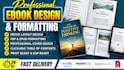 do amazon KDP book formatting, paperback and kindle ebook formatting