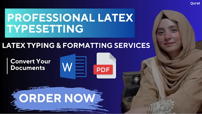 convert pdf or word document to latex overleaf within 24 hours