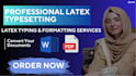 convert pdf or word document to latex overleaf within 24 hours