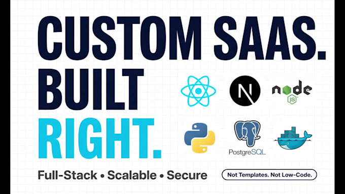 engineer a custom full stack saas web apps using node js