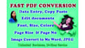 convert PDF to ms word document in 24hrs