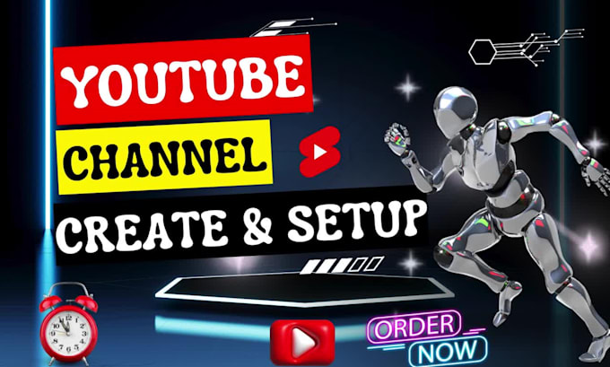 create, setup youtube channel, instagram account with SEO