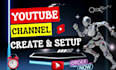 create, setup youtube channel, instagram account with SEO