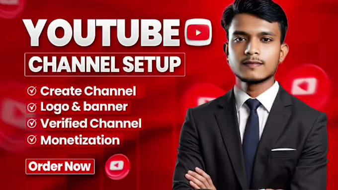 create and setup youtube channel with monetization