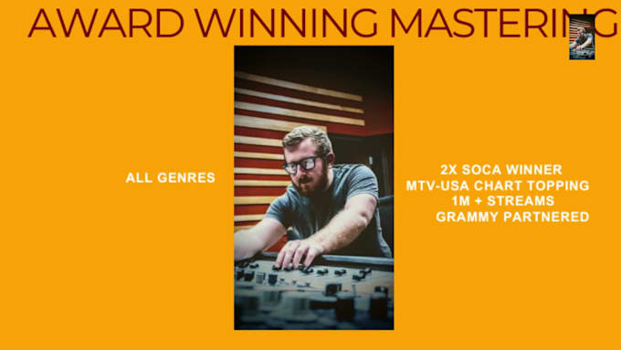 master your song as an award winning engineer