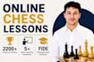 provide tailored chess coaching lessons to you or your child