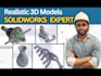 do solidworks 3d cad modeling and product design