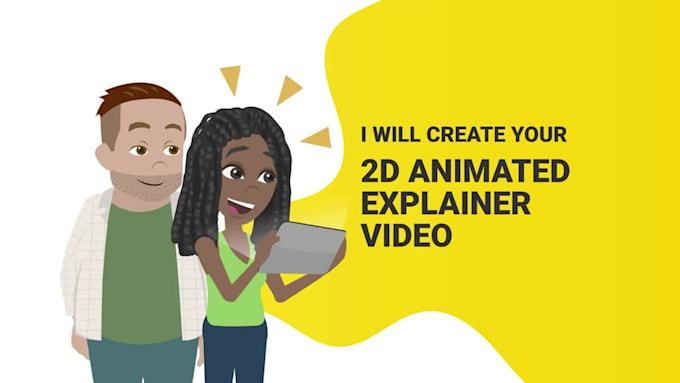 create a professional 2d animated video for your business