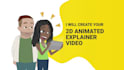 create a professional 2d animated video for your business