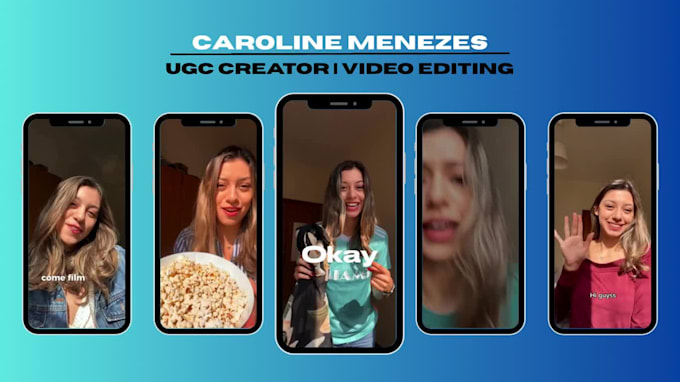 be the creative female ugc content creator for your brand