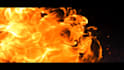 do cinematic fire burning flame intro logo animation
