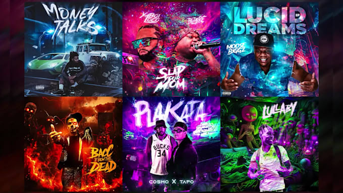 design professional rap and hip hop album cover art