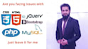 fix bugs in jquery, HTML, CSS, javascript and PHP