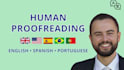 proofread portuguese and spanish content