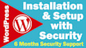 install and create a wordpress site with strong security