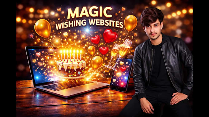 create a beautiful birthday or anniversary wish website