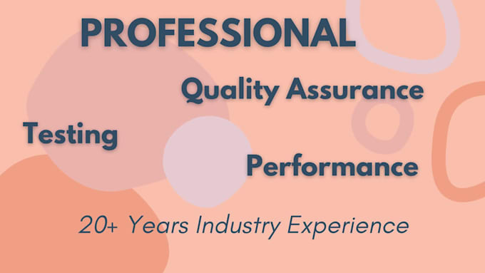 do software testing, hardware testing and quality assurance aspects