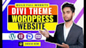 design and build a wordpress website using the divi theme professionally