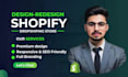 redesign, design, shopify website, shopify store, shopify dropshipping store,