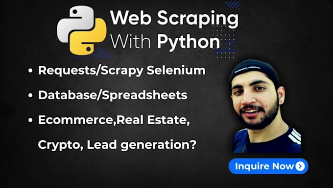 be your python web scraper for any website