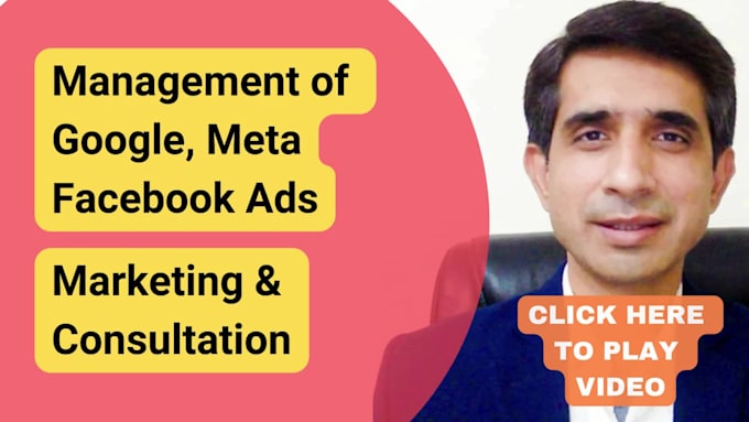 manage google, meta ads and marketing and provide consultation