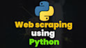 do web scraping, crawling and data mining with python within 24 hours