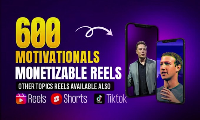 make powerful motivational shorts, reels and tiktok