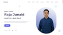 create personal portfolio website using html css tailwind css