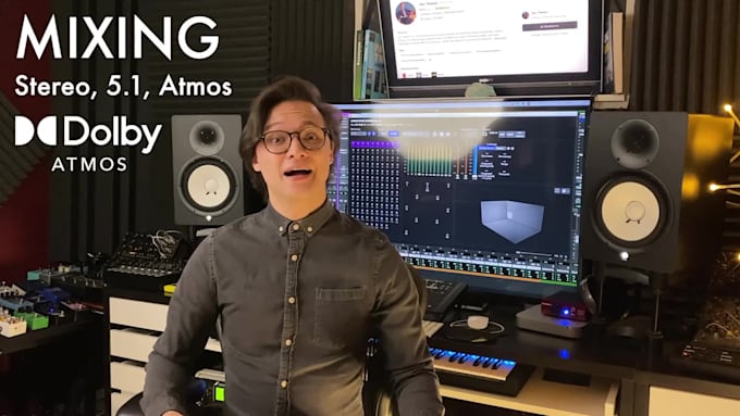 mix your soundtrack or score in dolby atmos or surround
