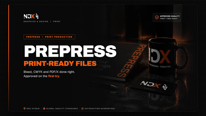 prepare your print ready prepress artwork with bleed and cmyk setup