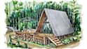 draw an architectural sketch for commercial use
