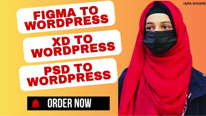 create website and convert figma to wordpress, canva, xd, psd to wordpress