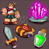 draw icon, object, asset for game, UI UX, app, website