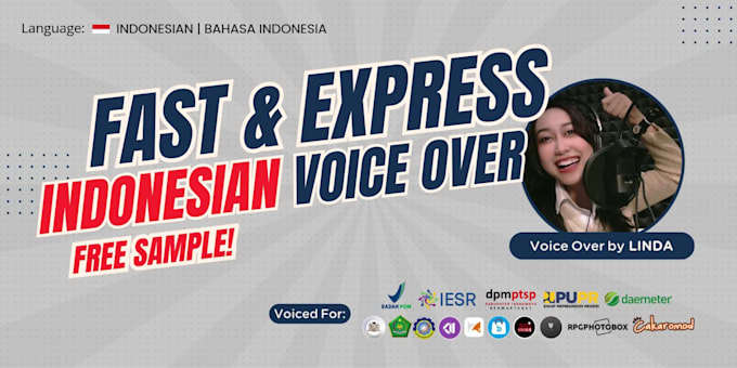 do fast and express indonesian voice over services