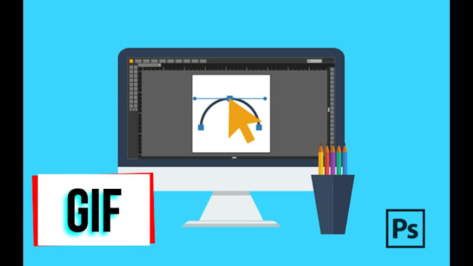 create an animated logo and banner GIF and video