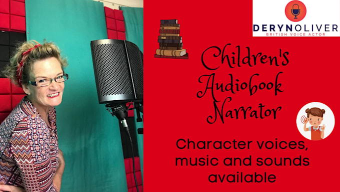 be the audiobook narrator for your childrens story