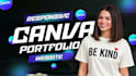 design, redesign stunning canva ugc portfolio website or landing page